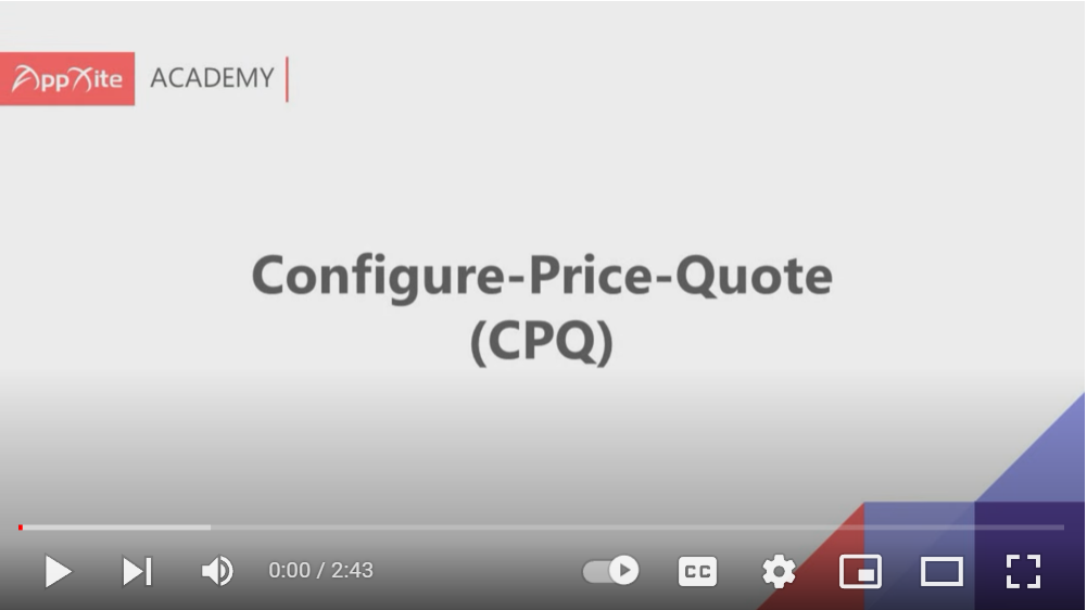 Configure-Price-Quote (CPQ)